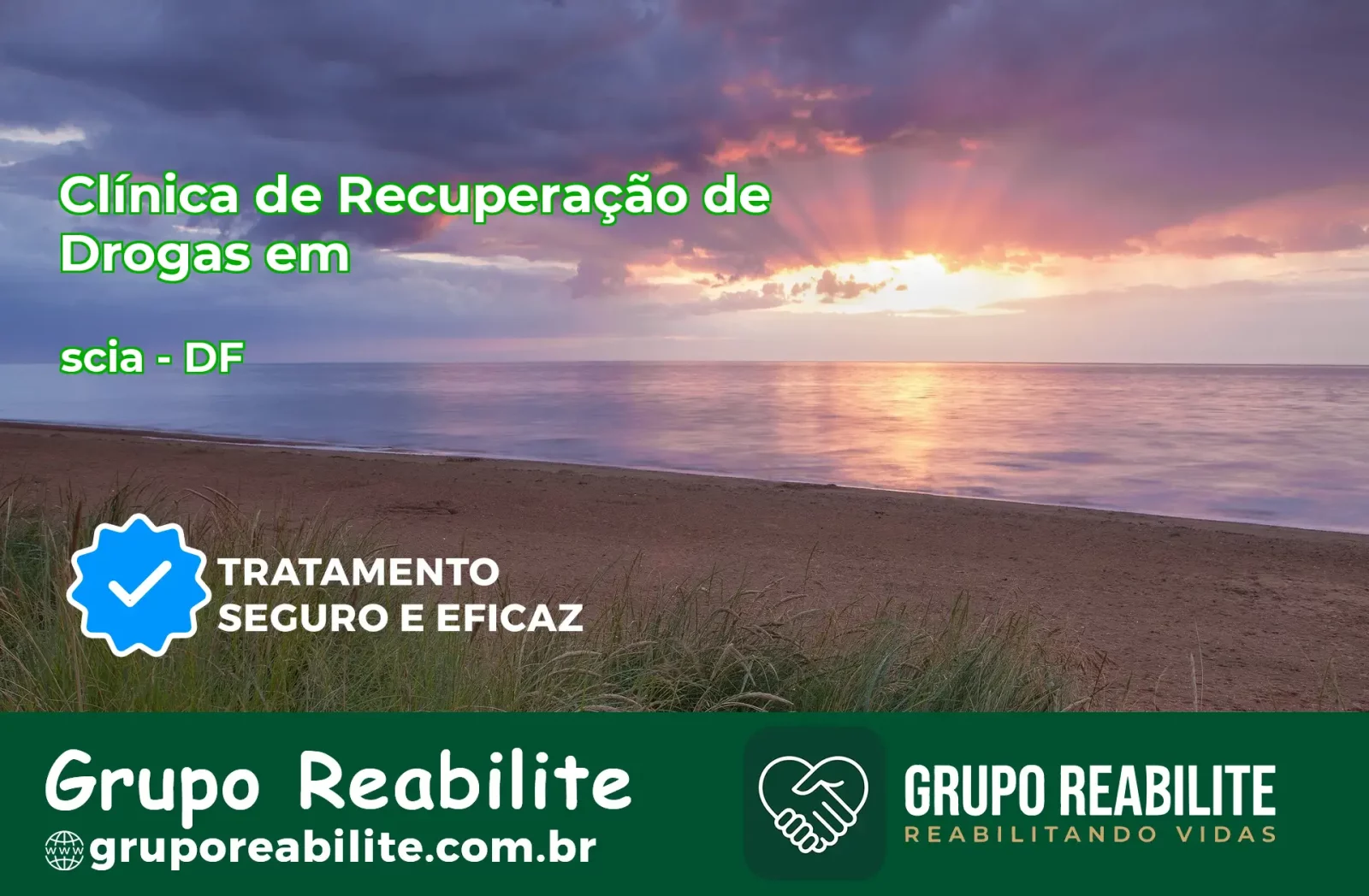 🚨 Clínica de Recuperação de Drogas em scia - DF