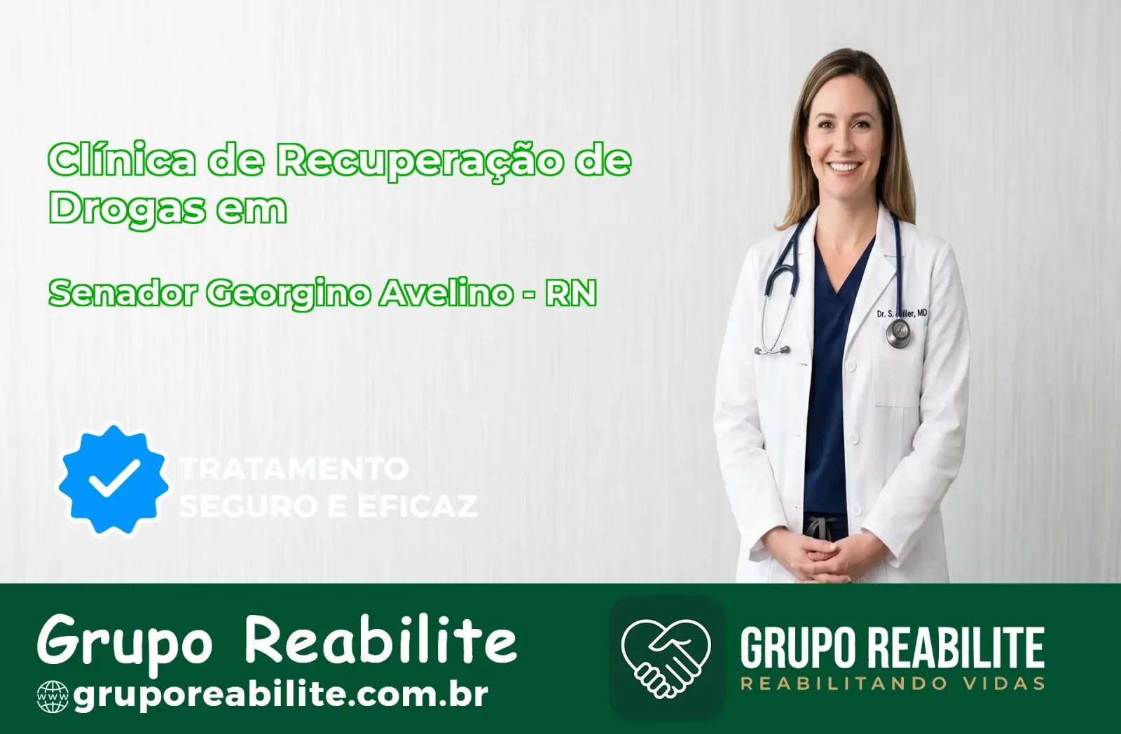 🚨 Clínica de Recuperação de Drogas em Senador Georgino Avelino - RN