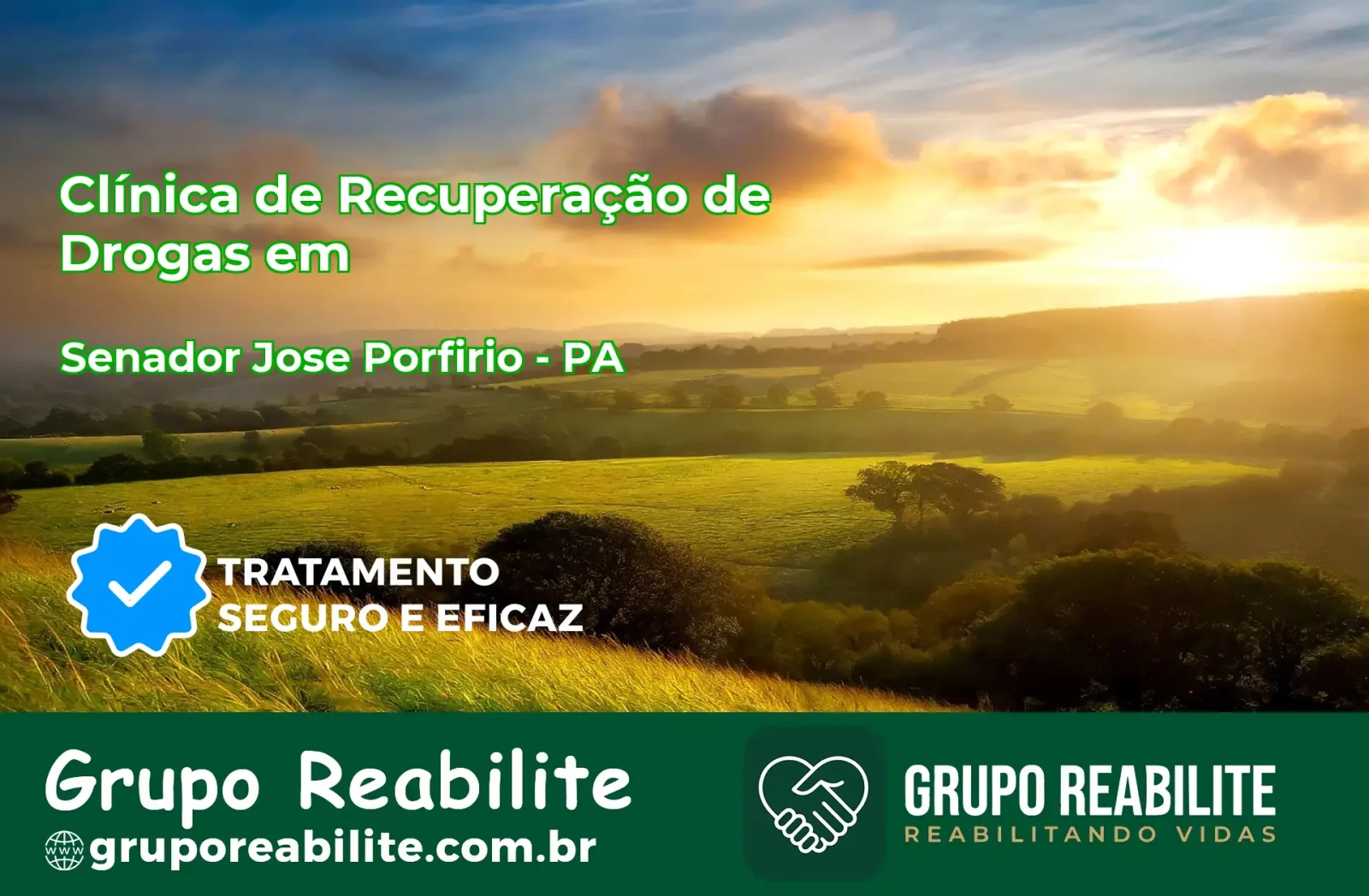🚨 Clínica de Recuperação de Drogas em Senador José Porfírio - PA