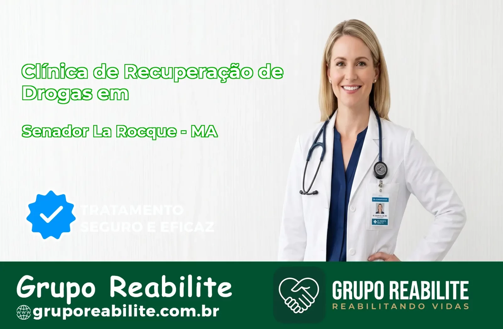 🚨 Clínica de Recuperação de Drogas em Senador La Rocque - MA