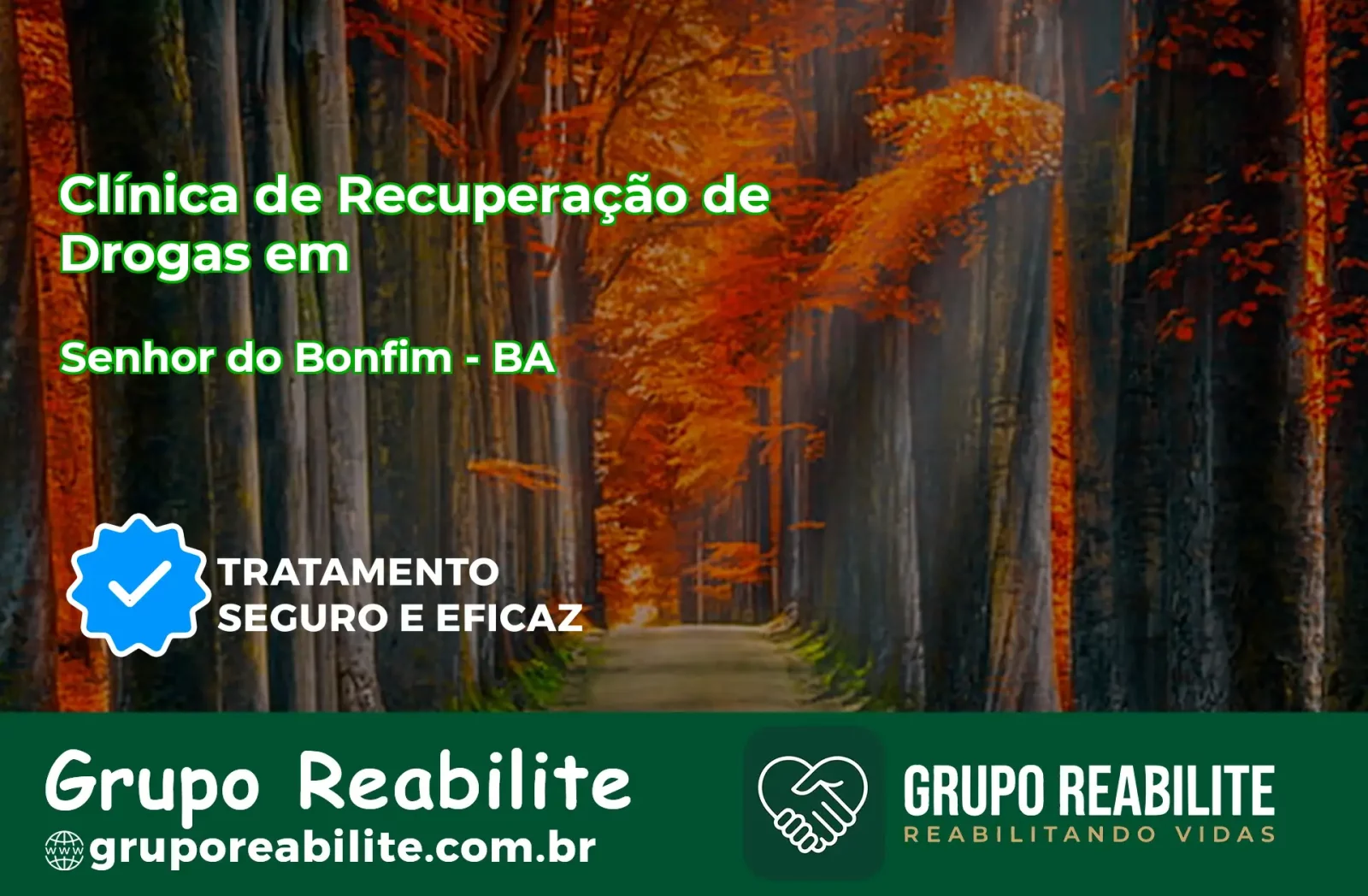 🚨 Clínica de Recuperação de Drogas em Senhor do Bonfim - BA