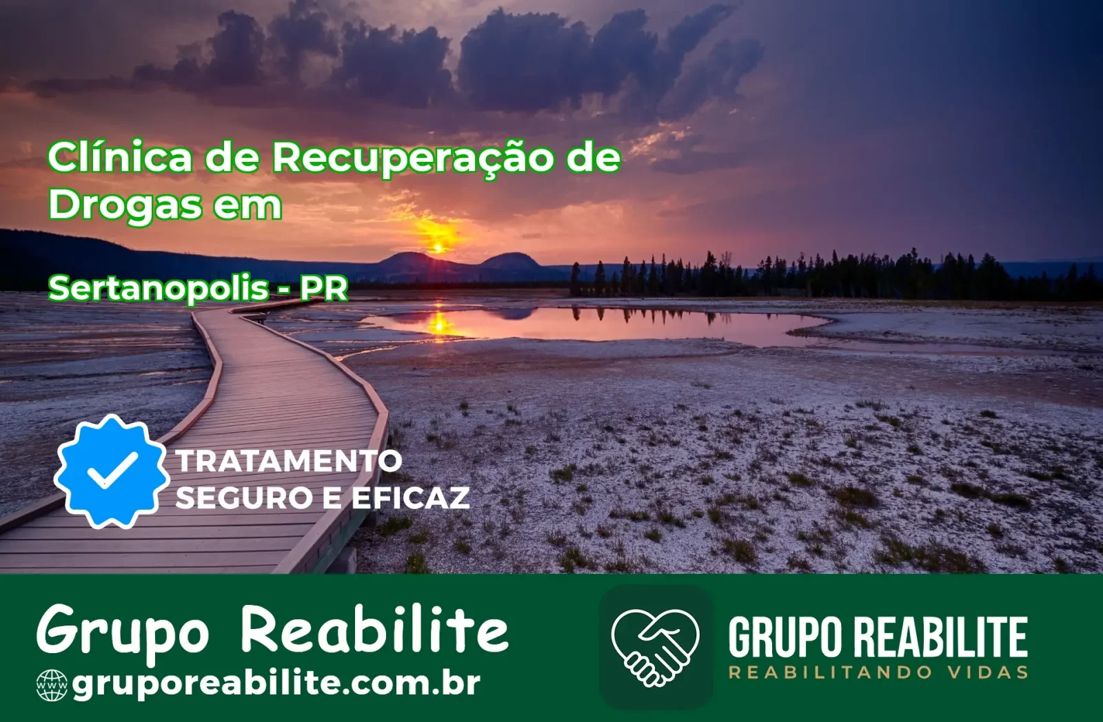 🚨 Clínica de Recuperação de Drogas em Saudade do Iguaçu - PR