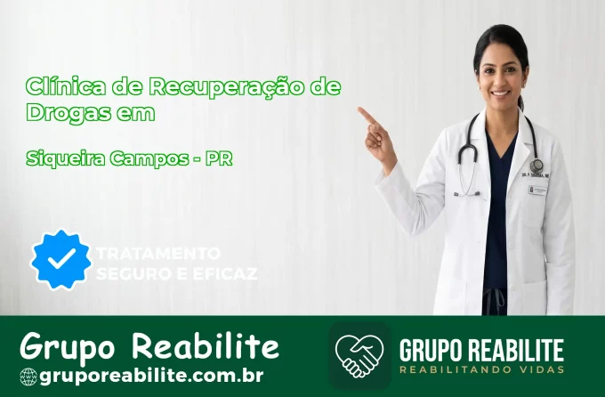 🚨 Clínica de Recuperação de Drogas em Sengés - PR
