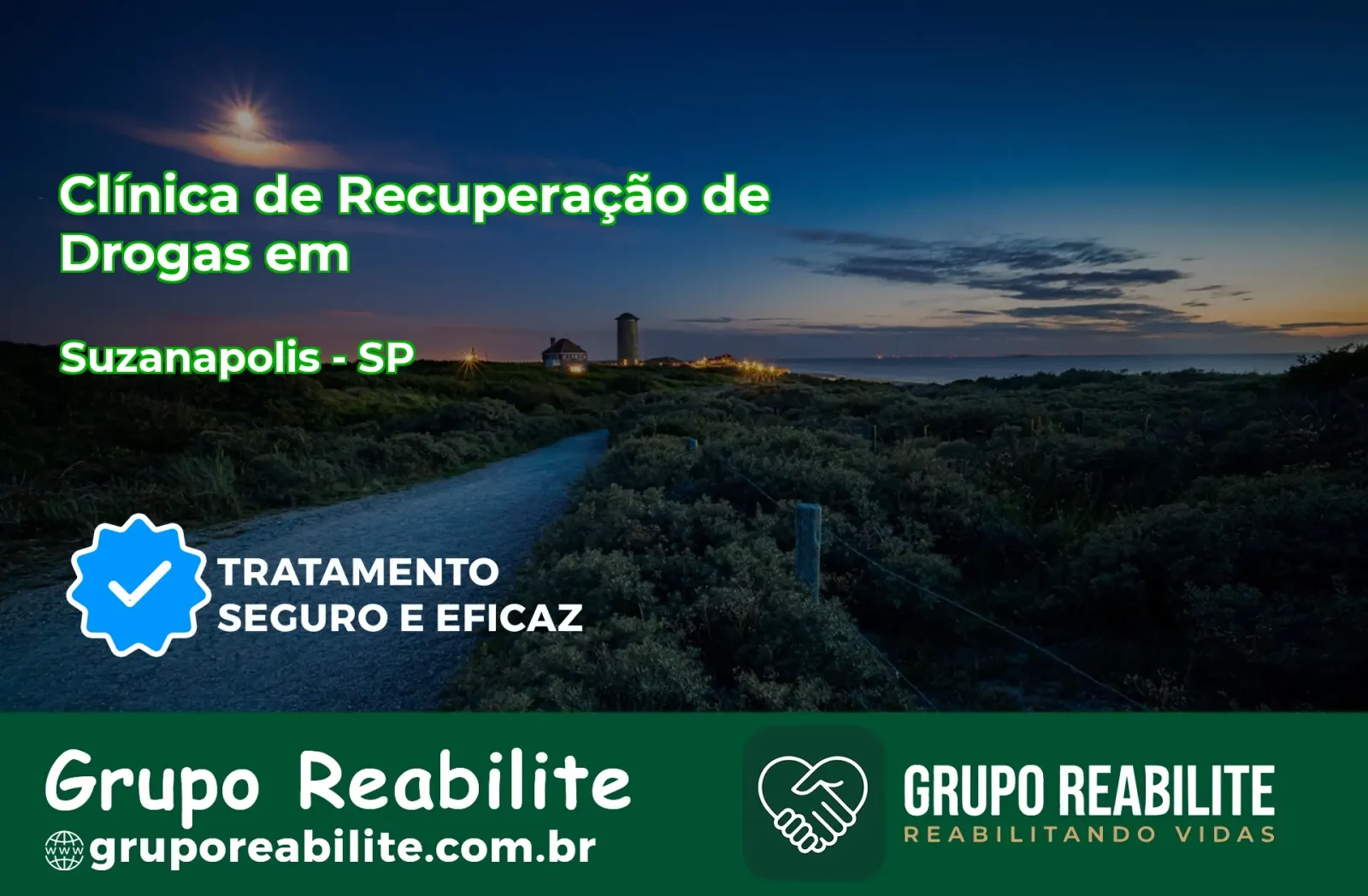 🚨 Clínica de Recuperação de Drogas em Suzanápolis - SP