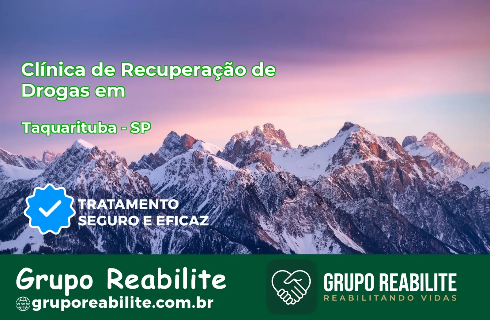 🚨 Clínica de Recuperação de Drogas em Taquarituba - SP