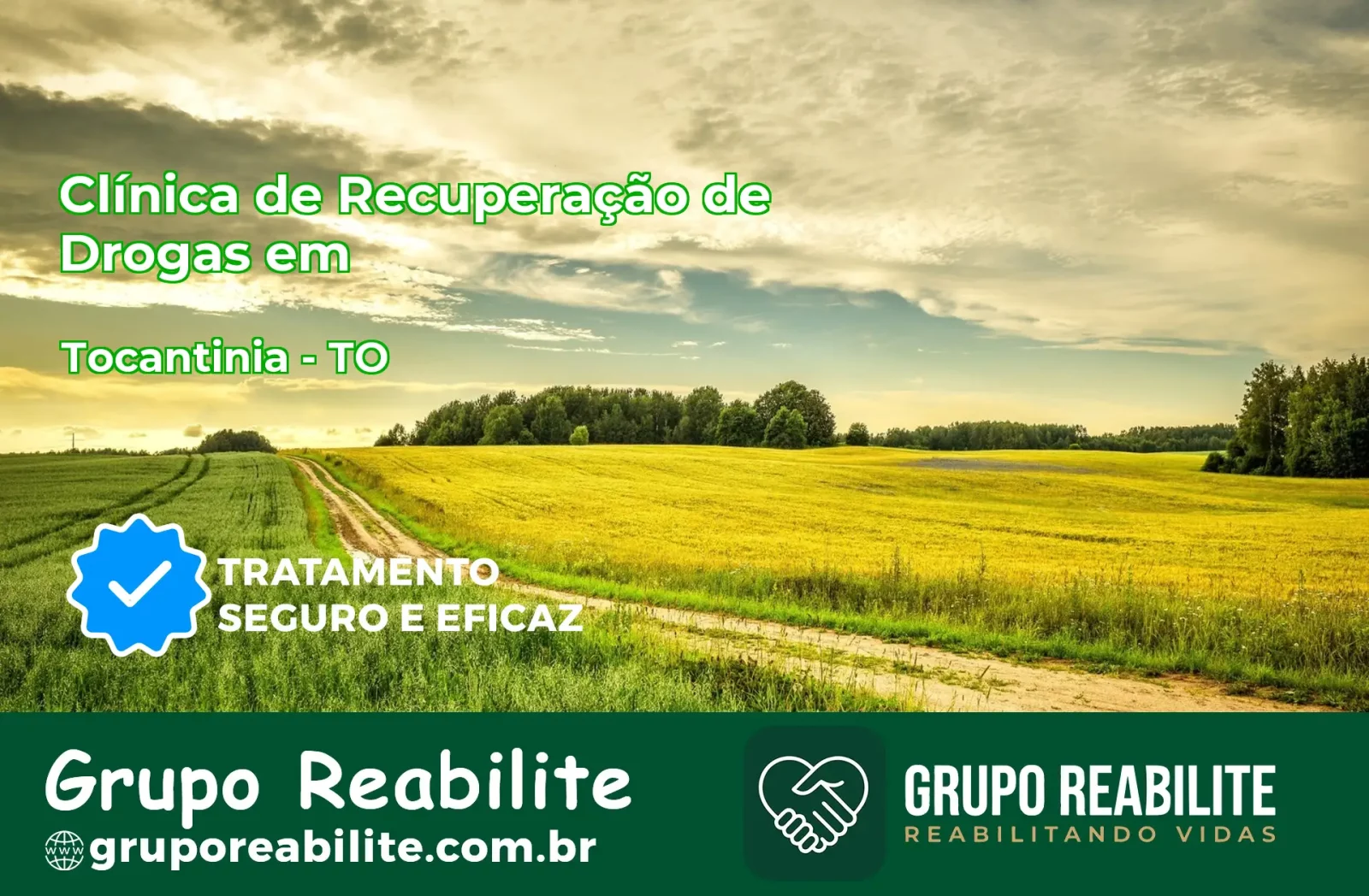 🚨 Clínica de Recuperação de Drogas em Tocantínia - TO