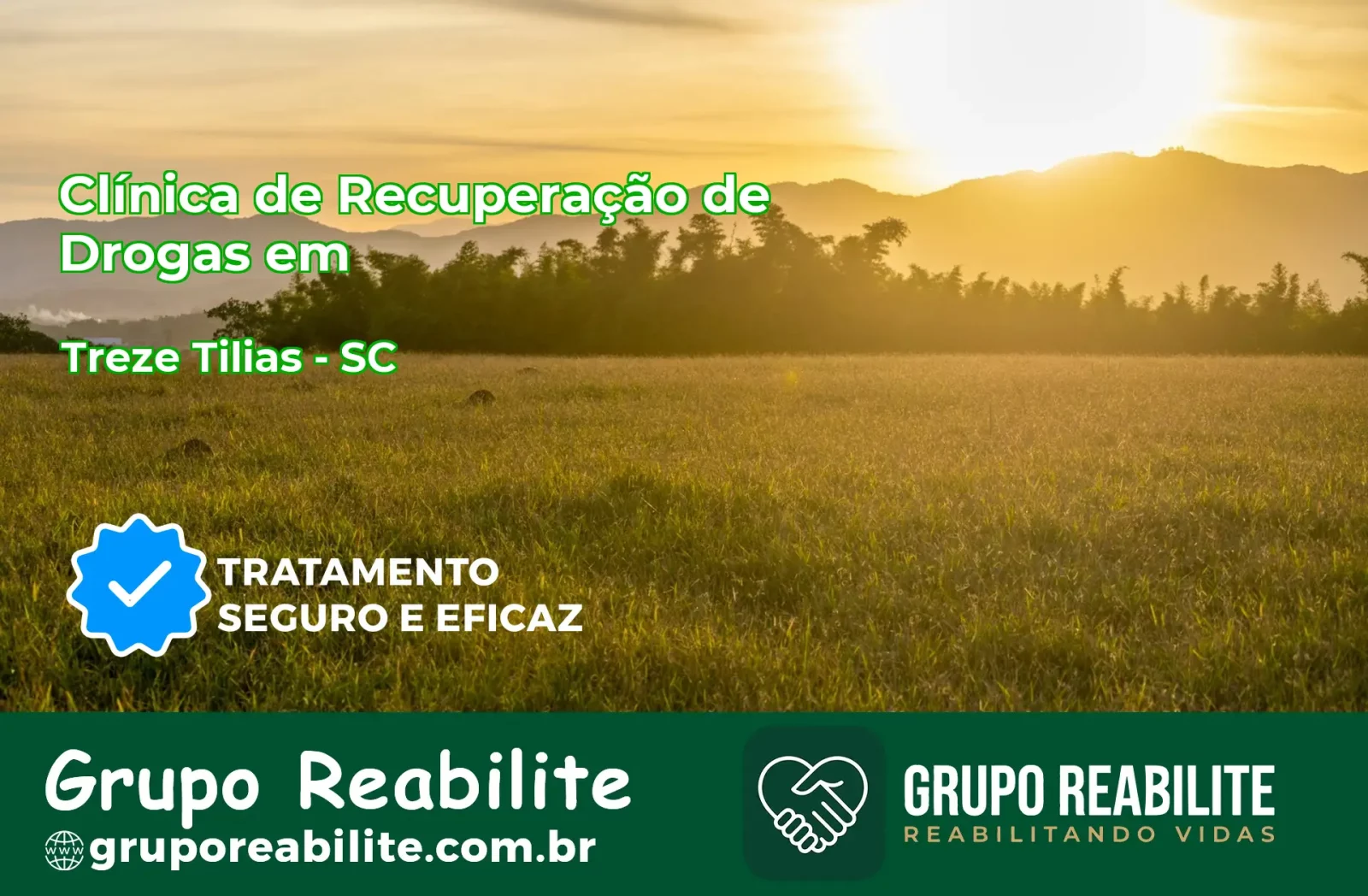 🚨 Clínica de Recuperação de Drogas em Treze Tílias - SC