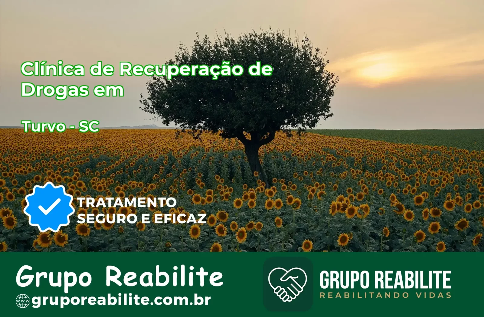🚨 Clínica de Recuperação de Drogas em Turvo - SC
