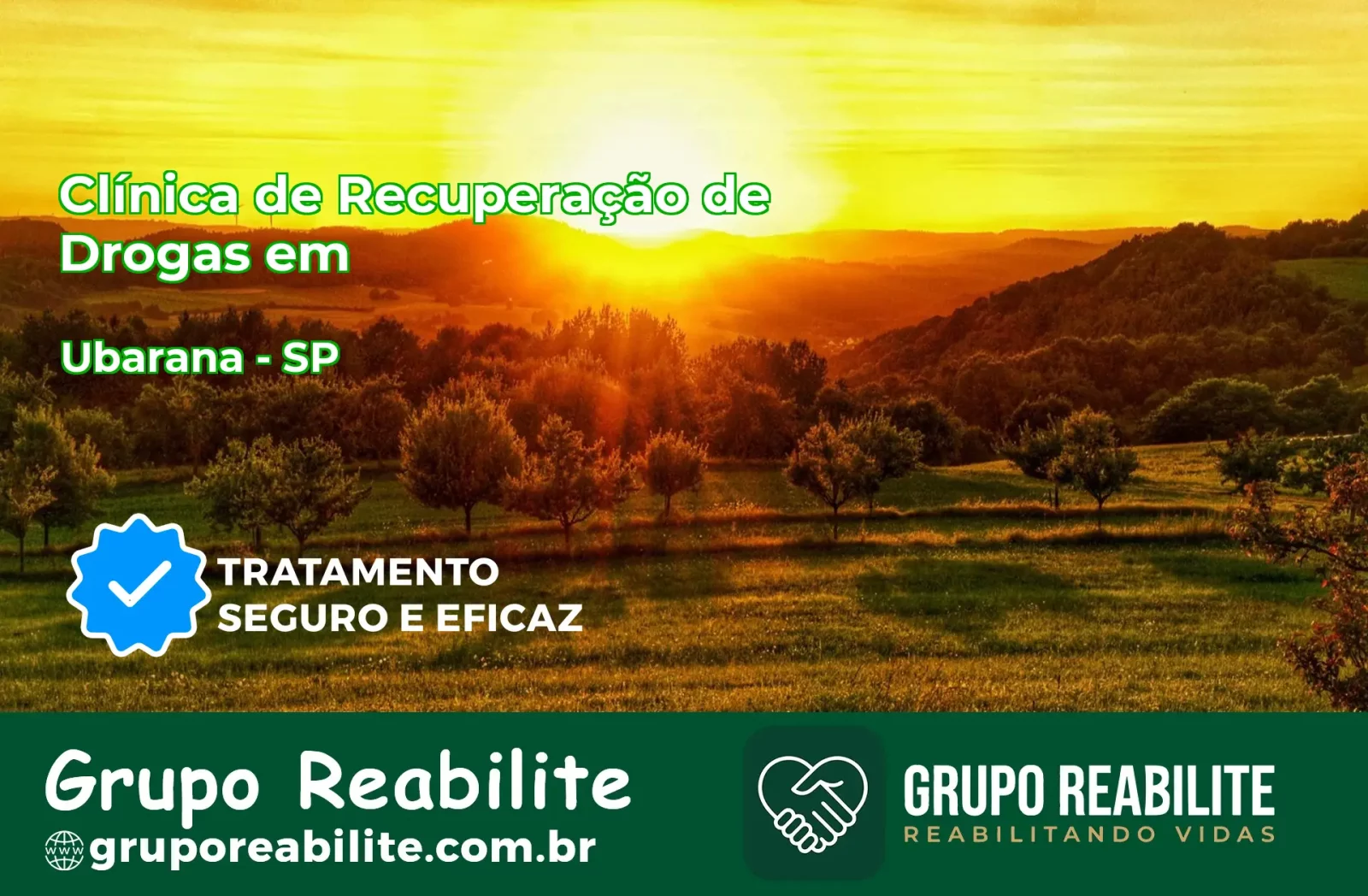 🚨 Clínica de Recuperação de Drogas em Ubarana - SP