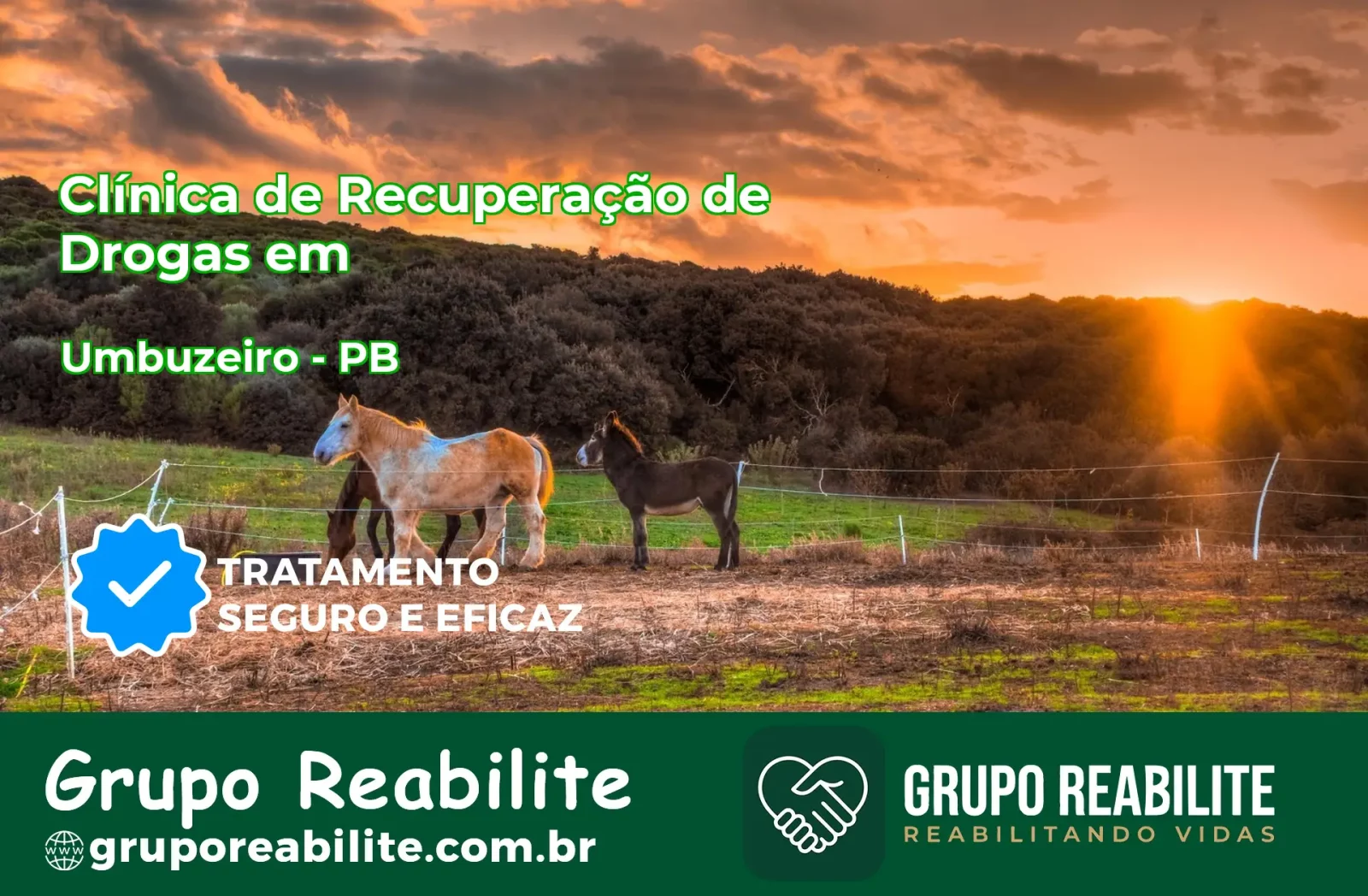 🚨 Clínica de Recuperação de Drogas em Umbuzeiro - PB