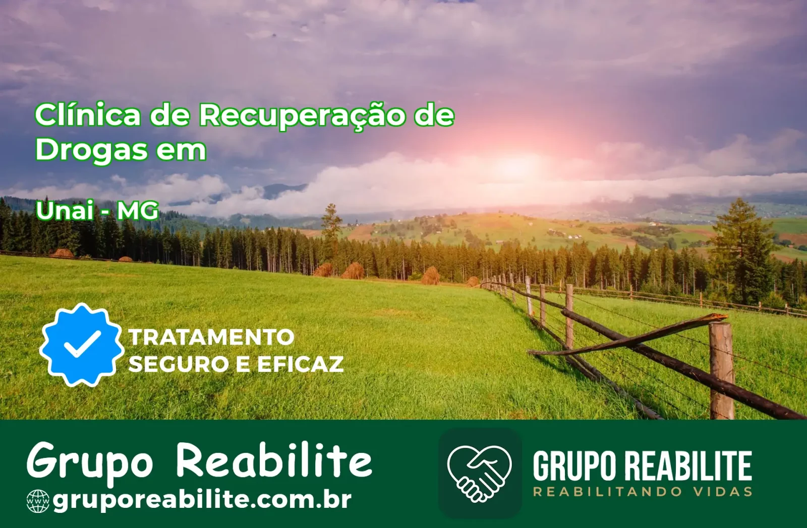 🚨 Clínica de Recuperação de Drogas em Unaí - MG