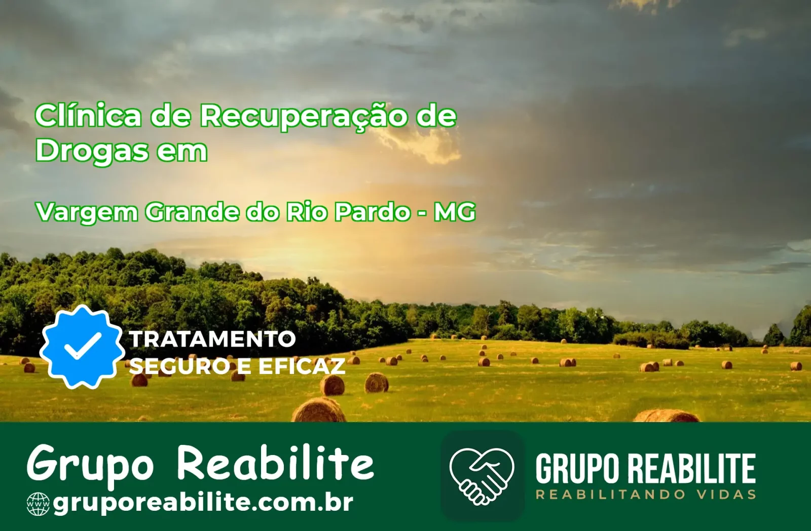 🚨 Clínica de Recuperação de Drogas em Vargem Grande do Rio Pardo - MG