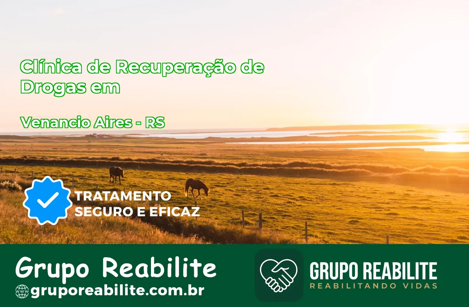 🚨 Clínica de Recuperação de Drogas em Venâncio Aires - RS