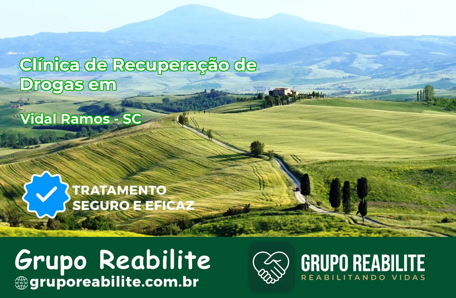 🚨 Clínica de Recuperação de Drogas em Vidal Ramos - SC