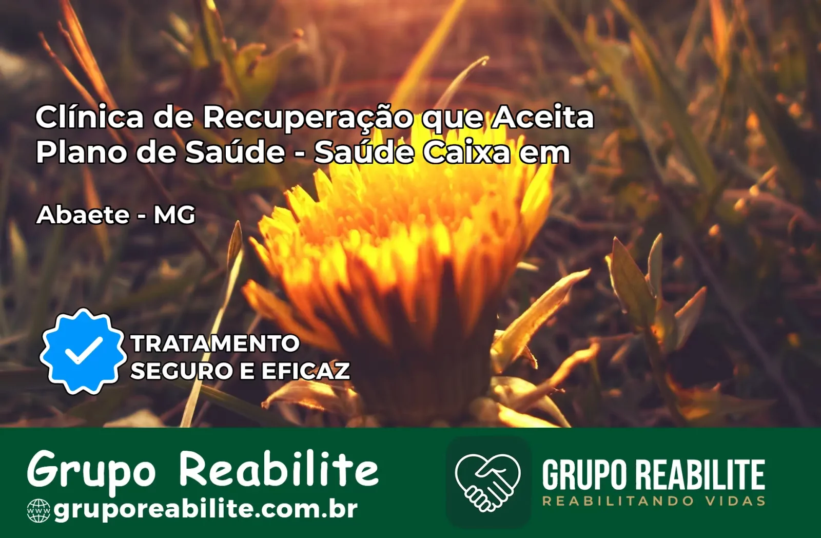 Clínica de Recuperação Saúde Caixa em Abaeté – MG | Cobertura 100%
