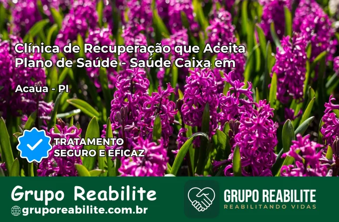 Clínica de Recuperação Saúde Caixa em Acauã – PI | Cobertura 100%