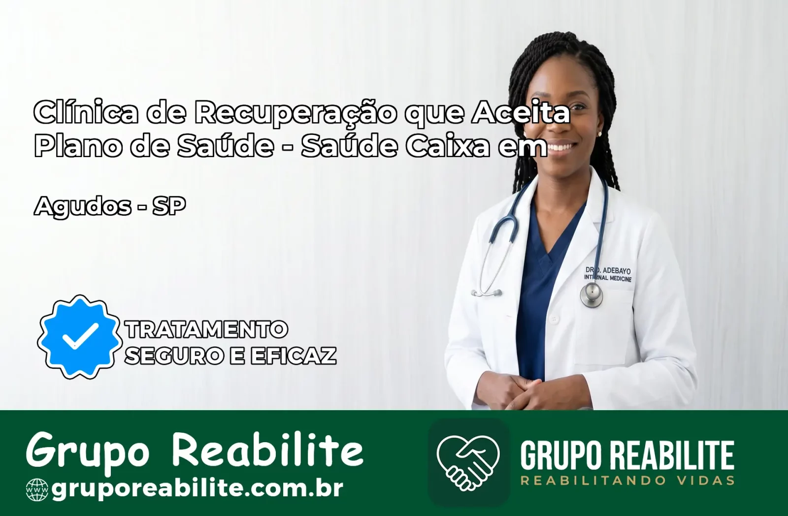 Clínica de Recuperação Saúde Caixa em Agudos – SP | Cobertura 100%
