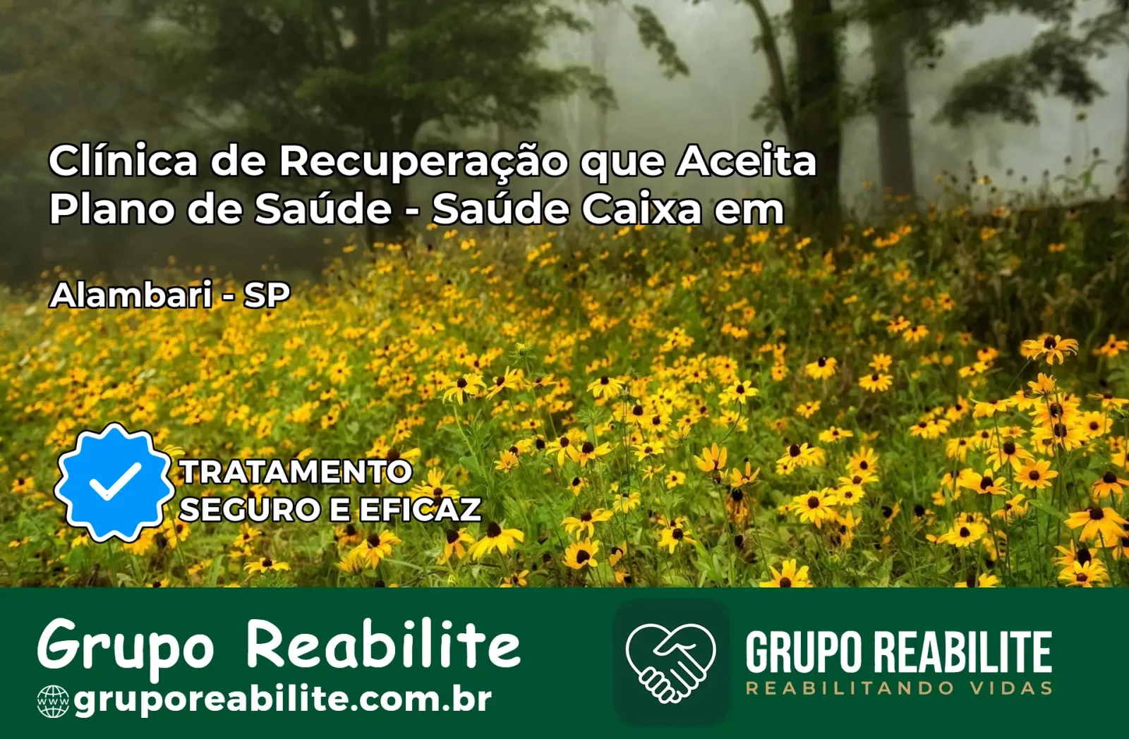 Clínica de Recuperação Saúde Caixa em Alambari – SP | Cobertura 100%