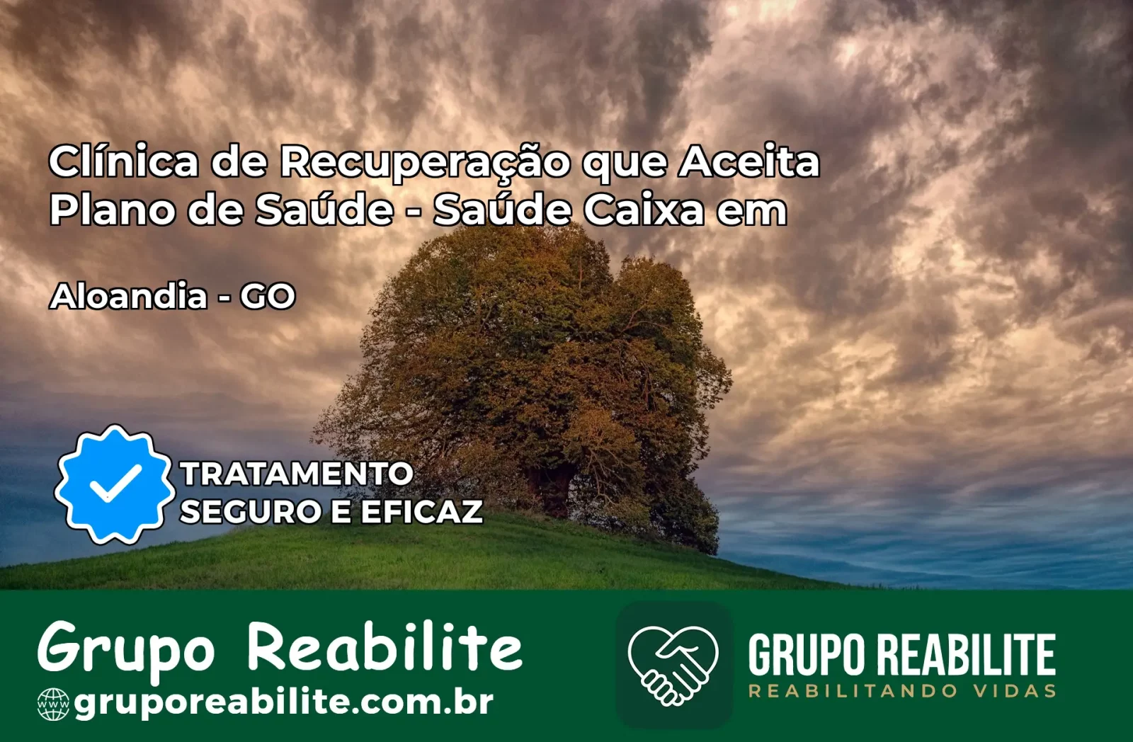 Clínica de Recuperação Saúde Caixa em Aloândia – GO | Cobertura 100%