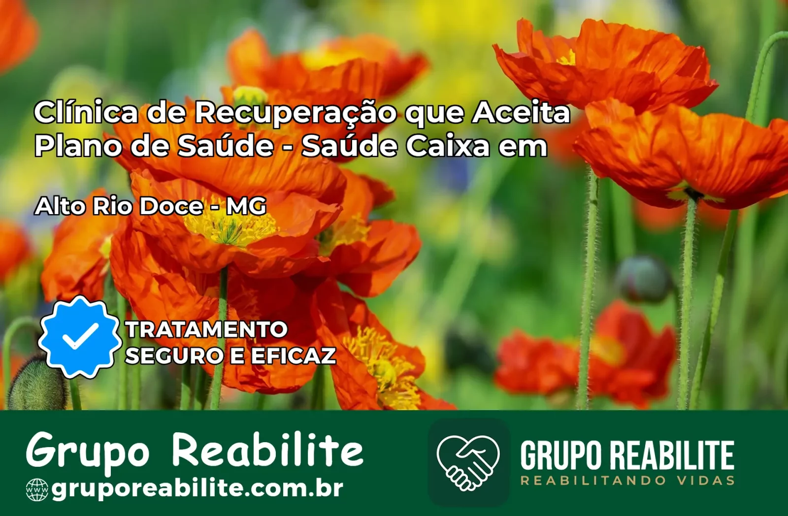 Clínica de Recuperação Saúde Caixa em Alto Rio Doce – MG | Cobertura 100%