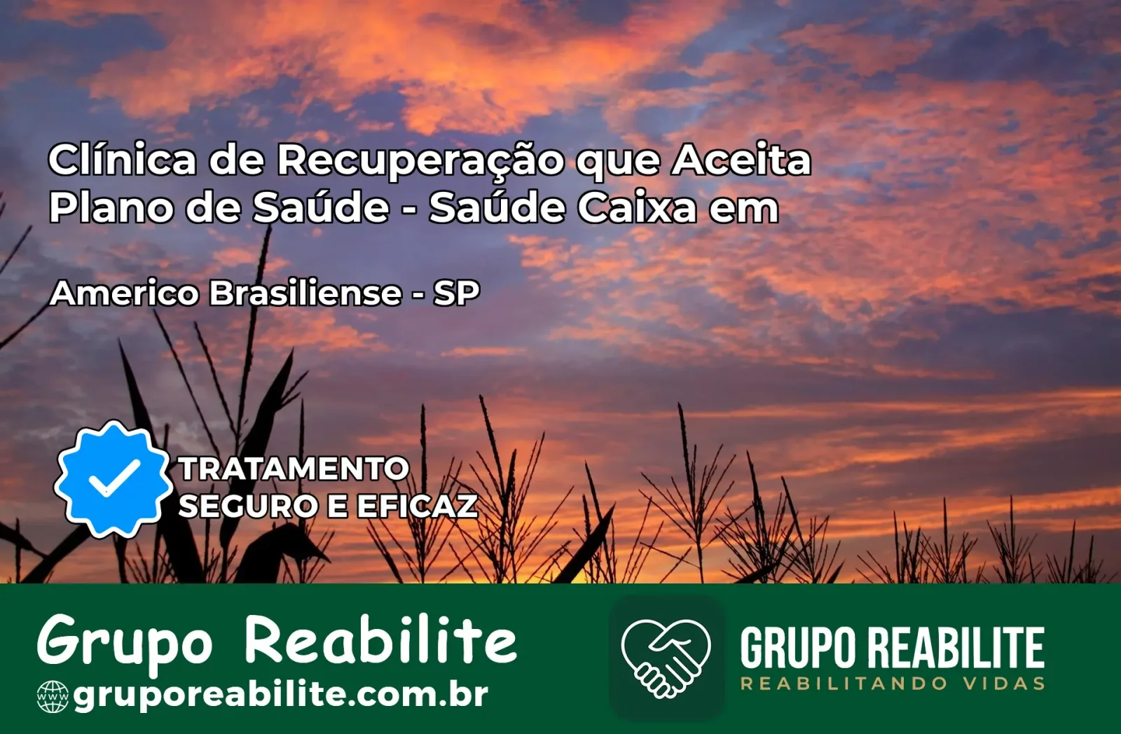 Clínica de Recuperação Saúde Caixa em Américo Brasiliense – SP | Cobertura 100%