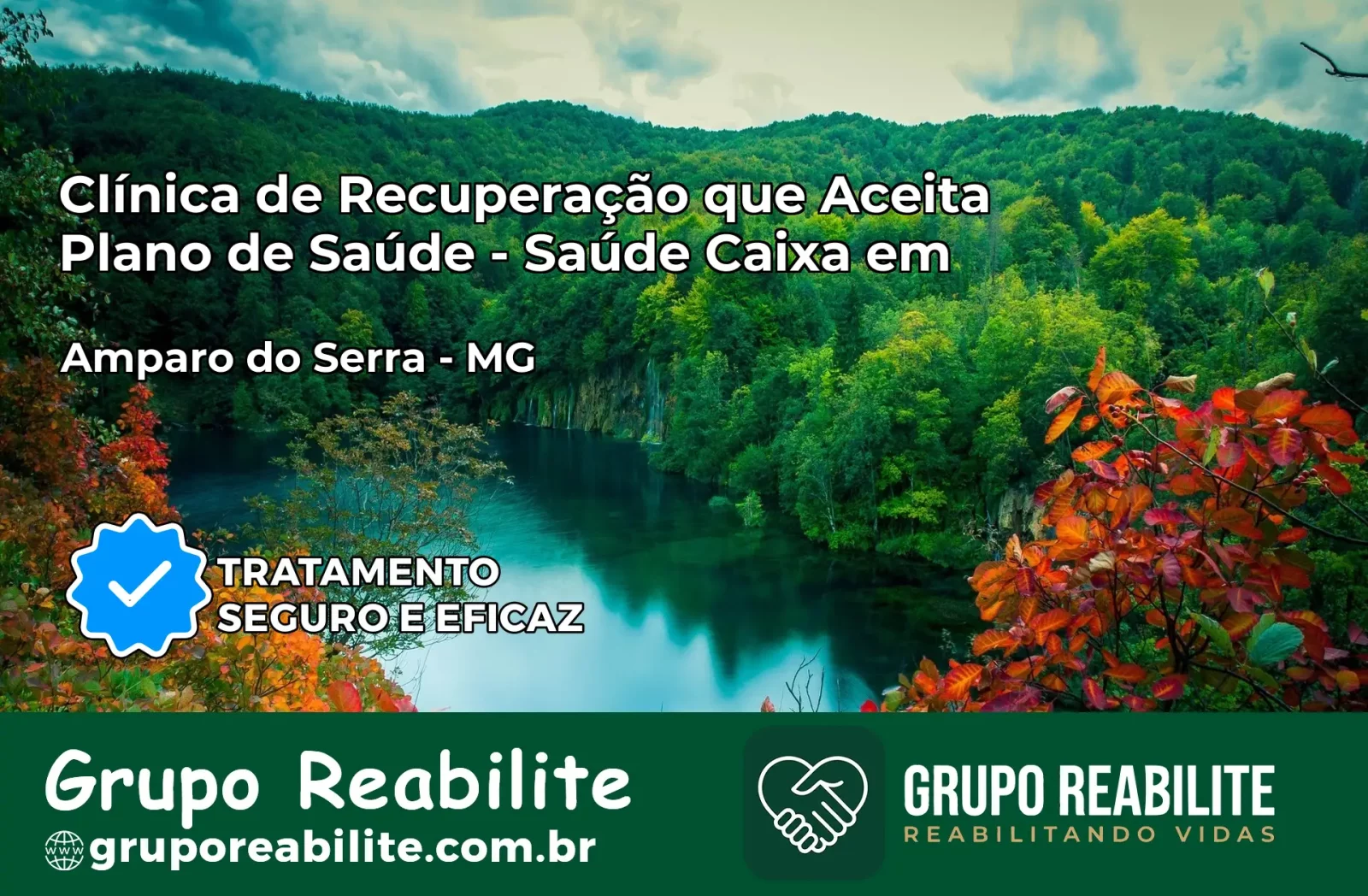Clínica de Recuperação Saúde Caixa em Amparo do Serra – MG | Cobertura 100%