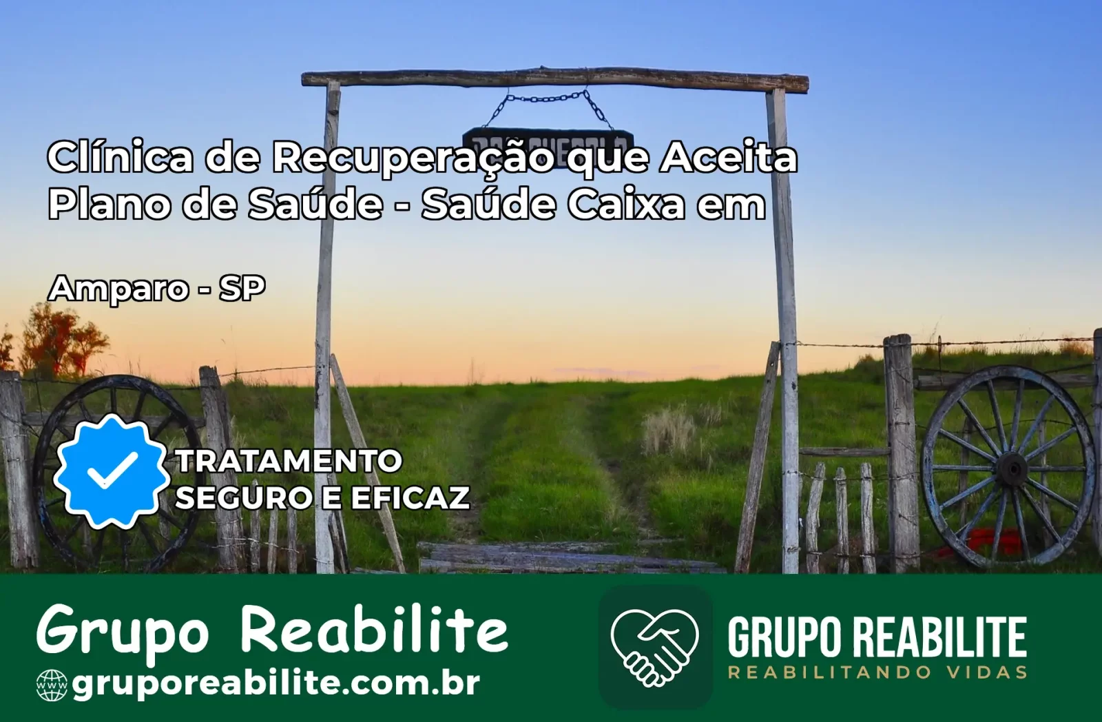 Clínica de Recuperação Saúde Caixa em Amparo – SP | Cobertura 100%