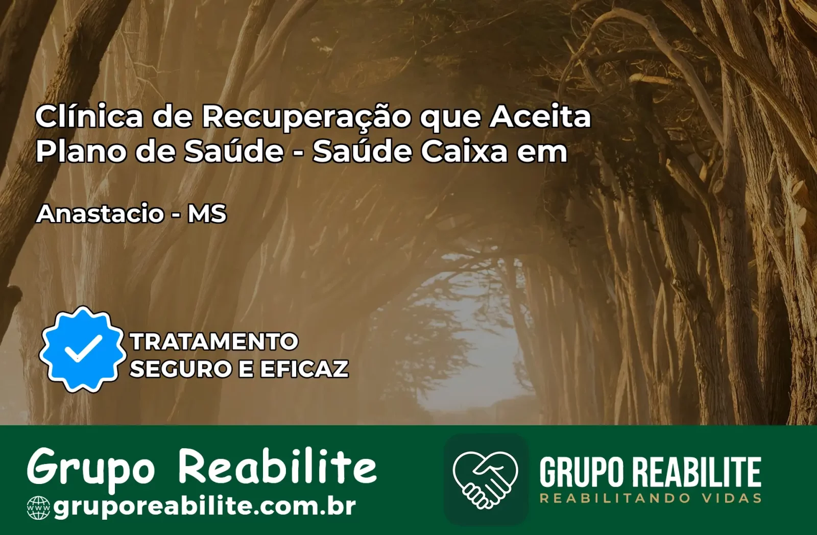 Clínica de Recuperação Saúde Caixa em Anastácio – MS | Cobertura 100%