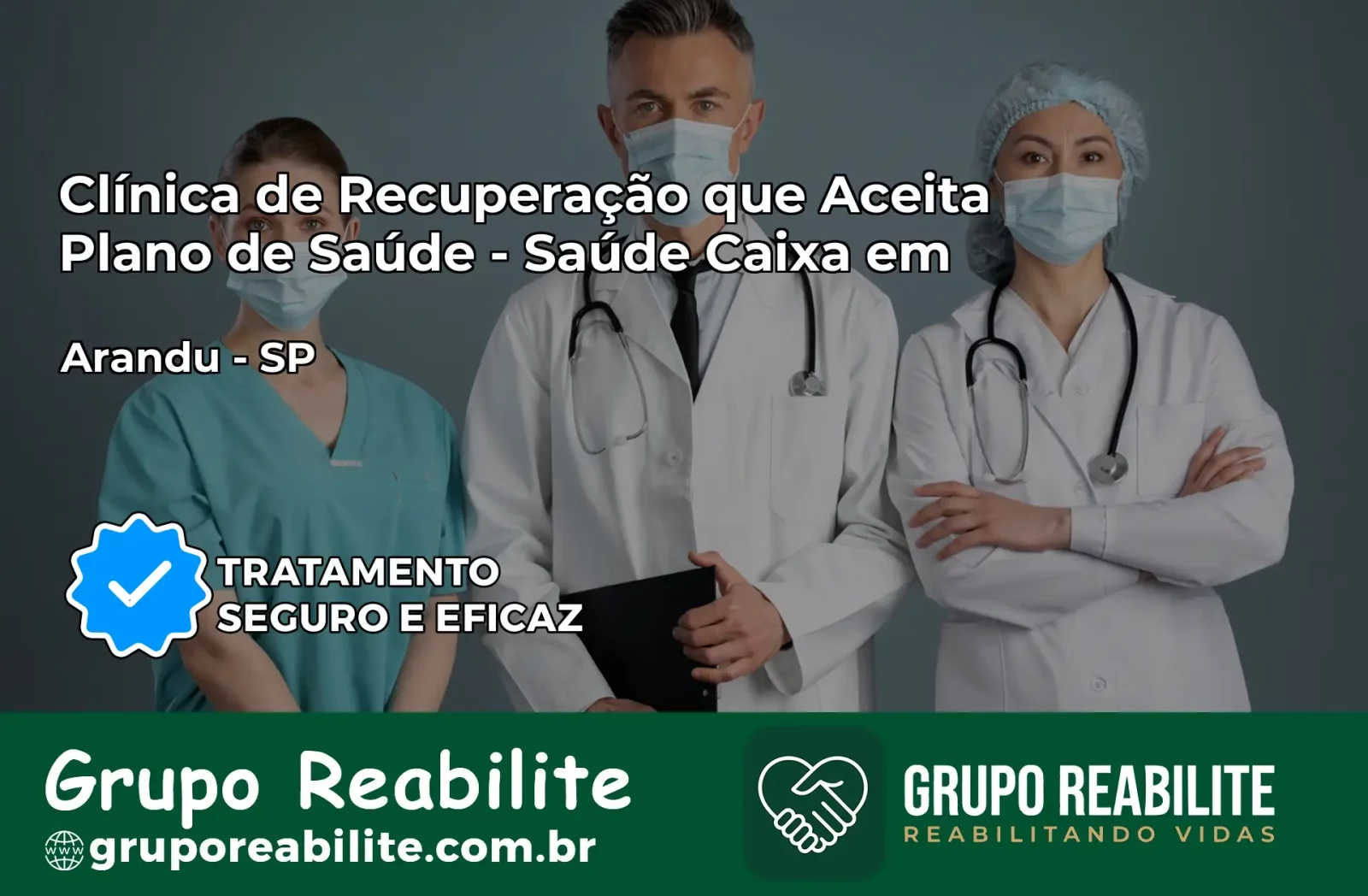 Clínica de Recuperação Saúde Caixa em Arandu – SP | Cobertura 100%