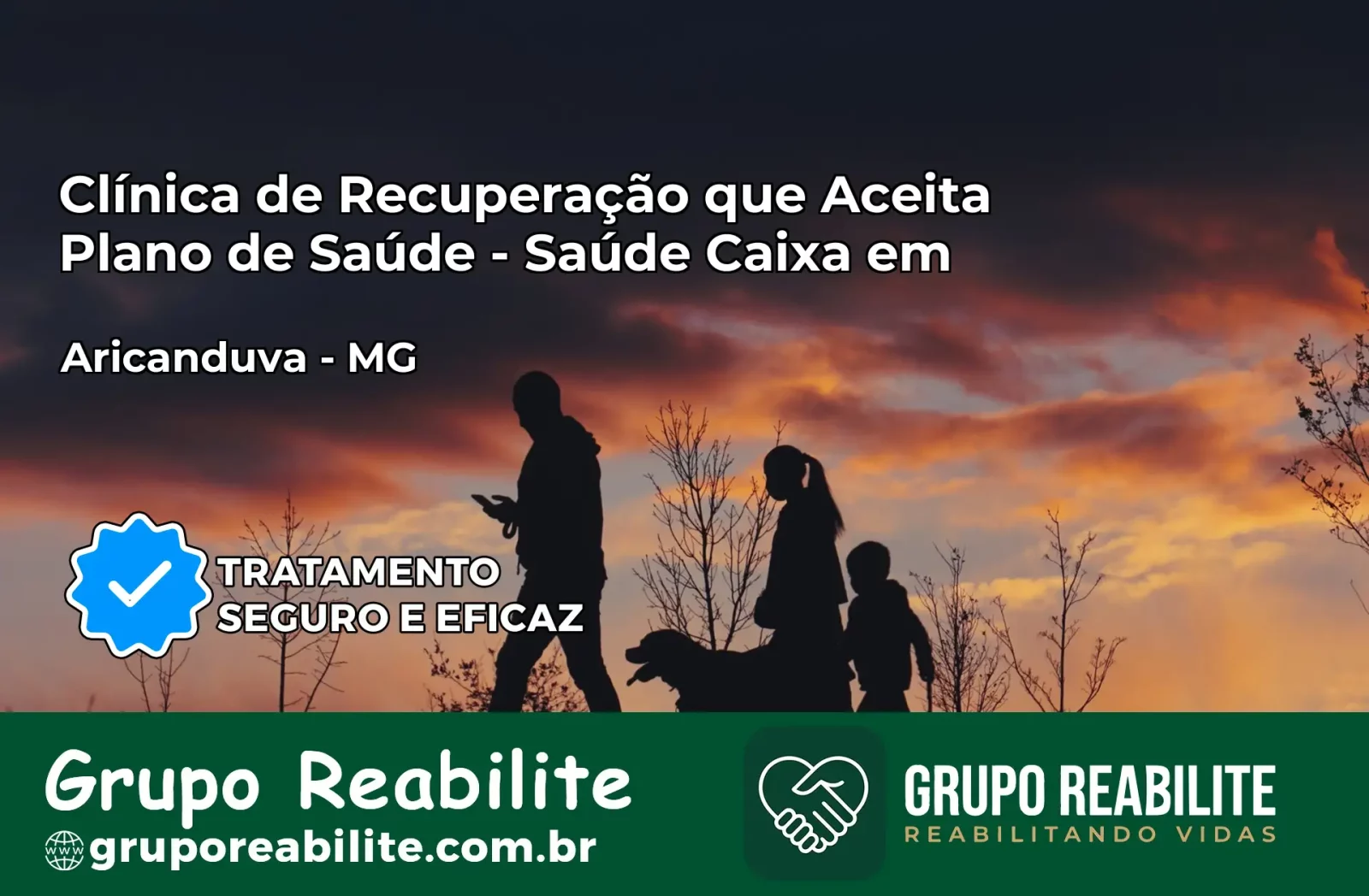 Clínica de Recuperação Saúde Caixa em Aricanduva – MG | Cobertura 100%