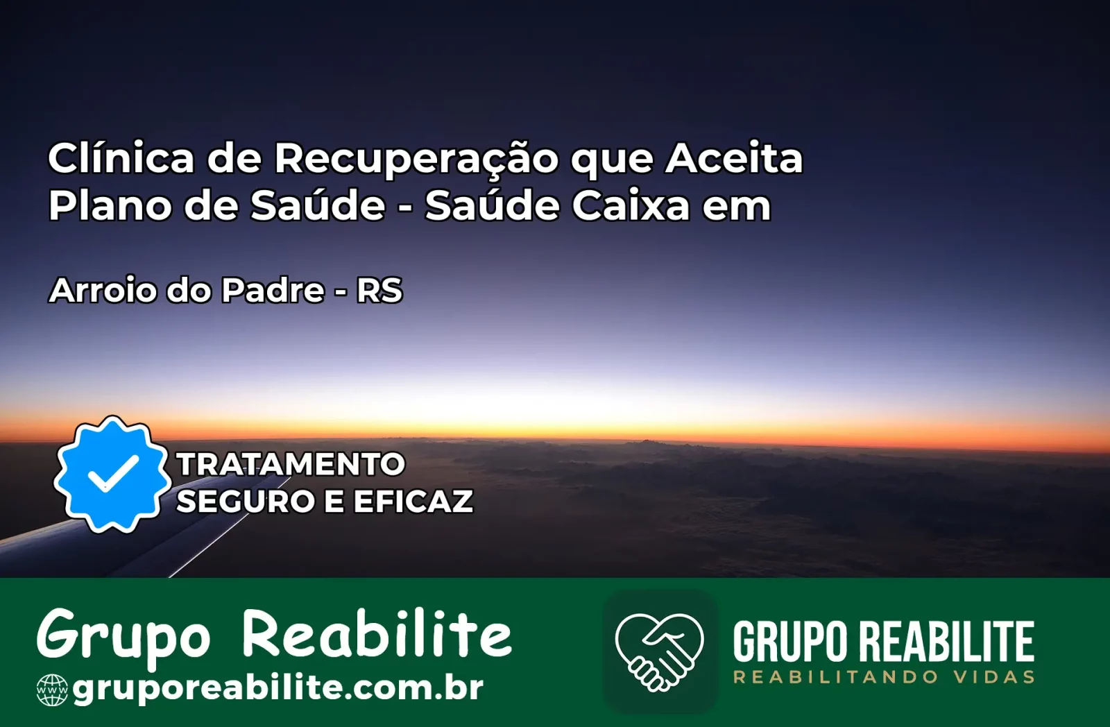 Clínica de Recuperação Saúde Caixa em Arroio do Padre – RS | Cobertura 100%