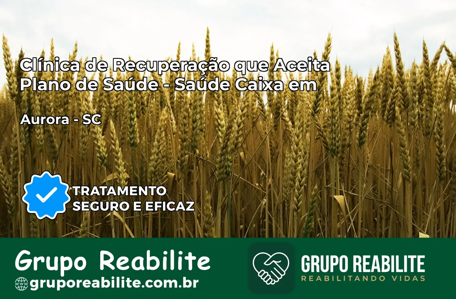 Clínica de Recuperação Saúde Caixa em Aurora – SC | Cobertura 100%
