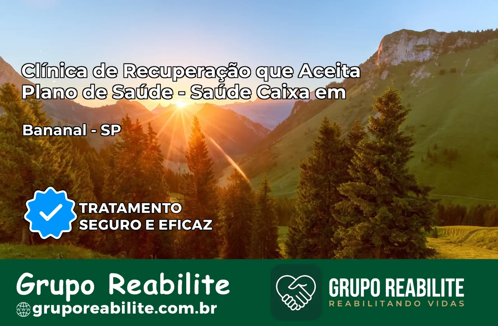 Clínica de Recuperação Saúde Caixa em Bananal – SP | Cobertura 100%