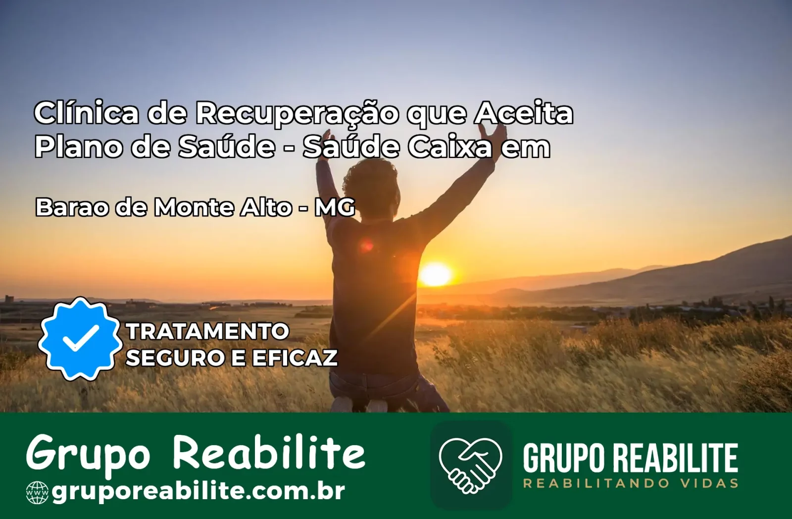Clínica de Recuperação Saúde Caixa em Barão de Monte Alto – MG | Cobertura 100%