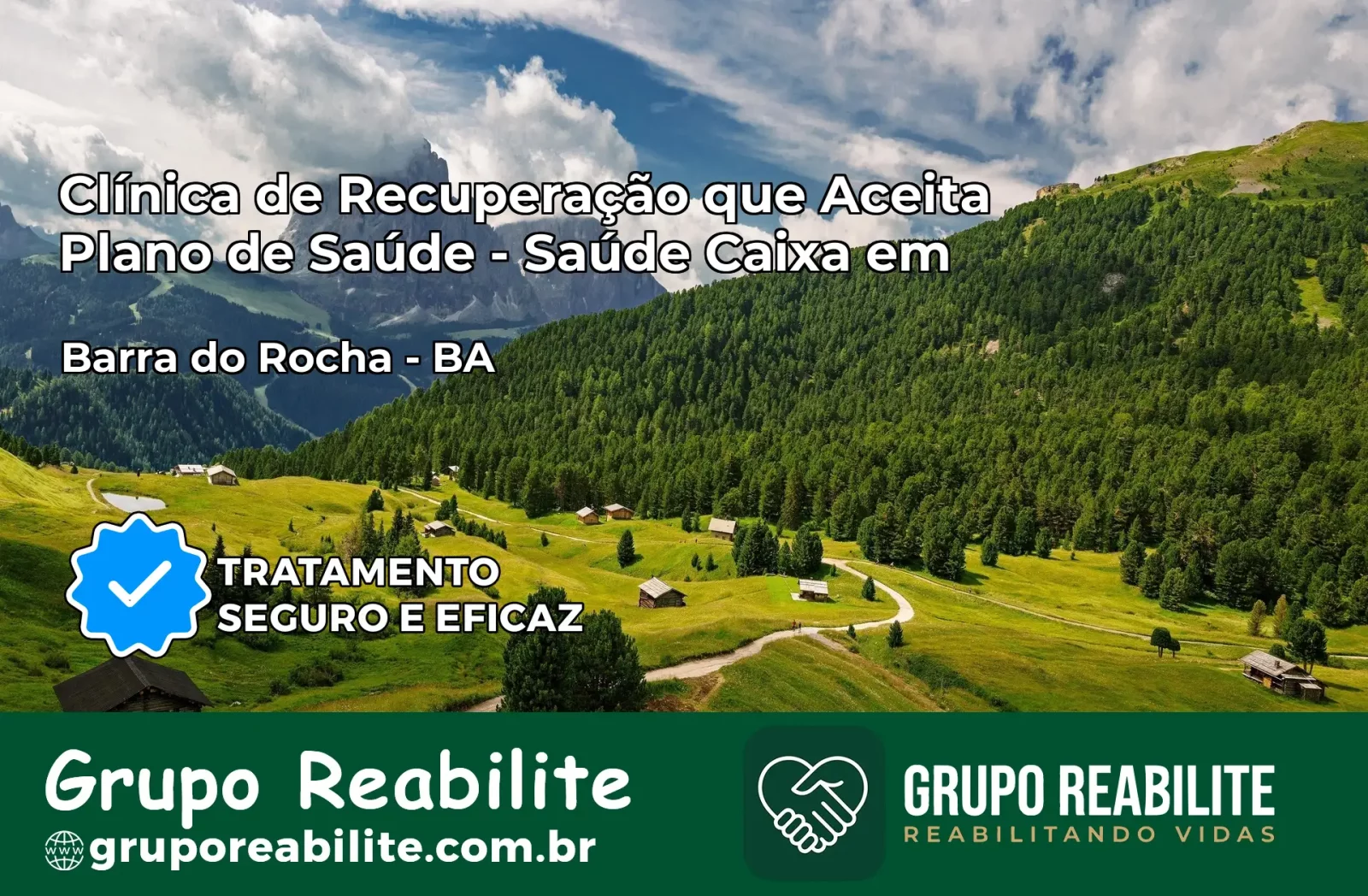 Clínica de Recuperação Saúde Caixa em Barra do Rocha – BA | Cobertura 100%
