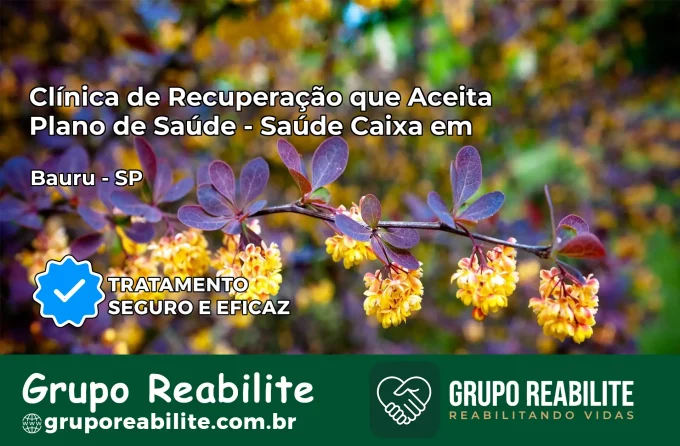 Clínica de Recuperação Saúde Caixa em Bauru – SP | Cobertura 100%