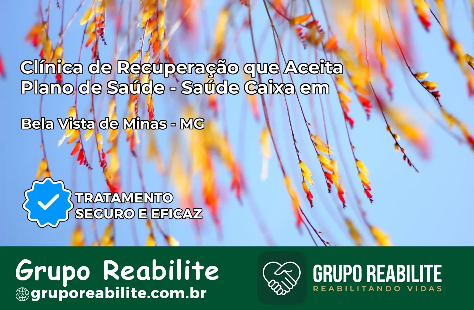 Clínica de Recuperação Saúde Caixa em Bela Vista de Minas – MG | Cobertura 100%