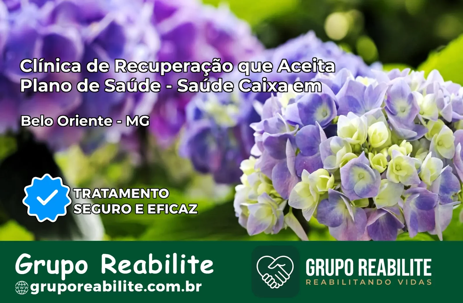 Clínica de Recuperação Saúde Caixa em Belo Oriente – MG | Cobertura 100%