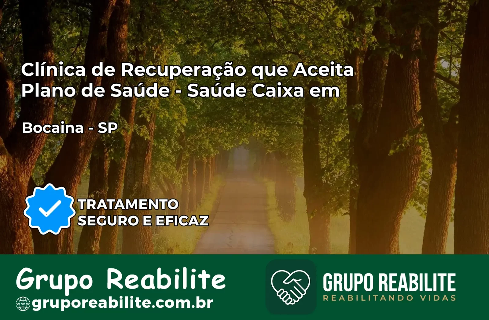 Clínica de Recuperação Saúde Caixa em Bocaina – SP | Cobertura 100%