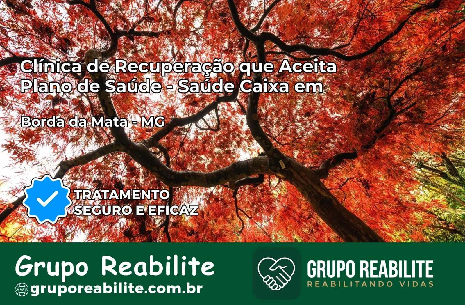 Clínica de Recuperação Saúde Caixa em Borda da Mata – MG | Cobertura 100%