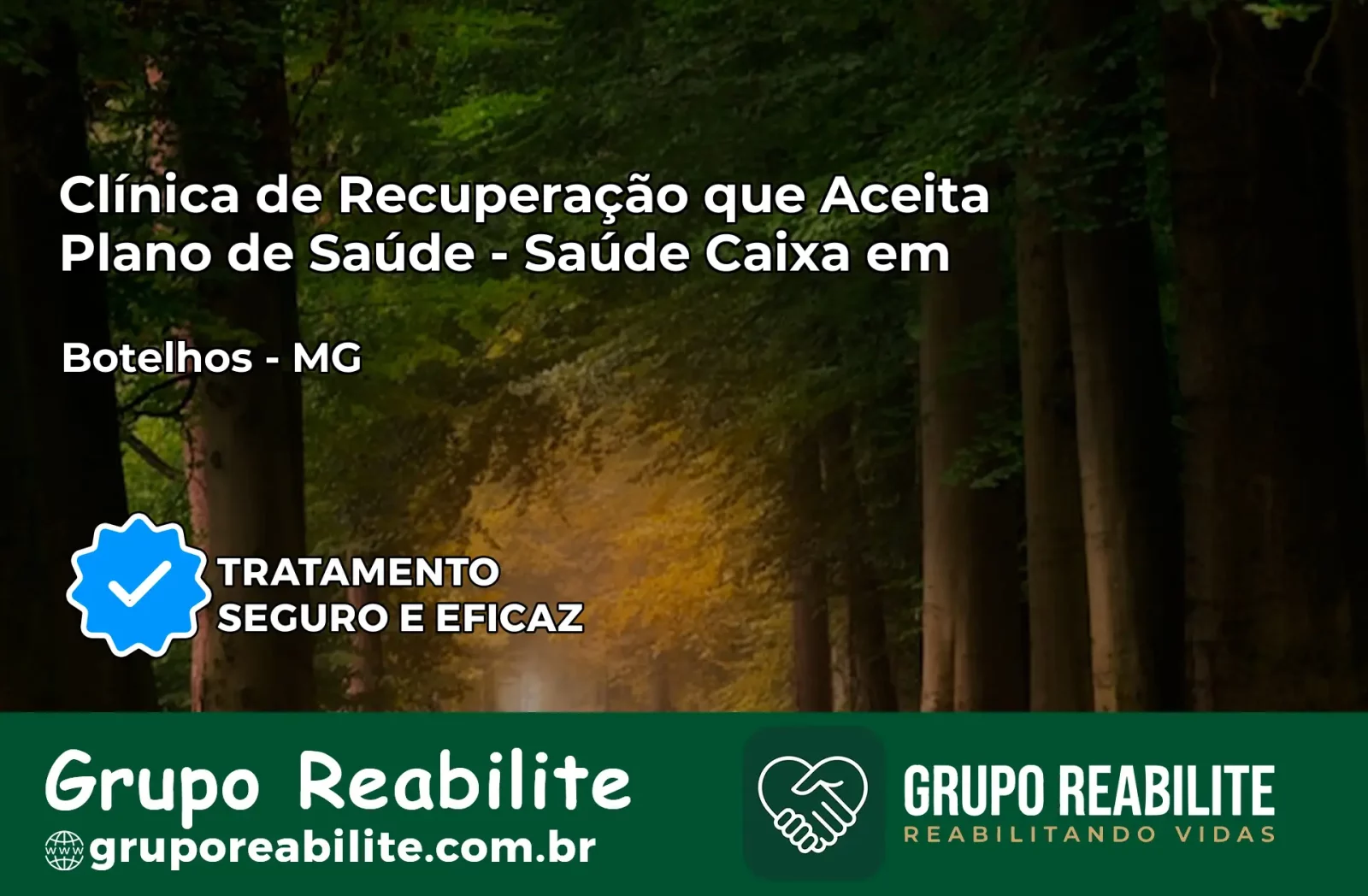 Clínica de Recuperação Saúde Caixa em Botelhos – MG | Cobertura 100%