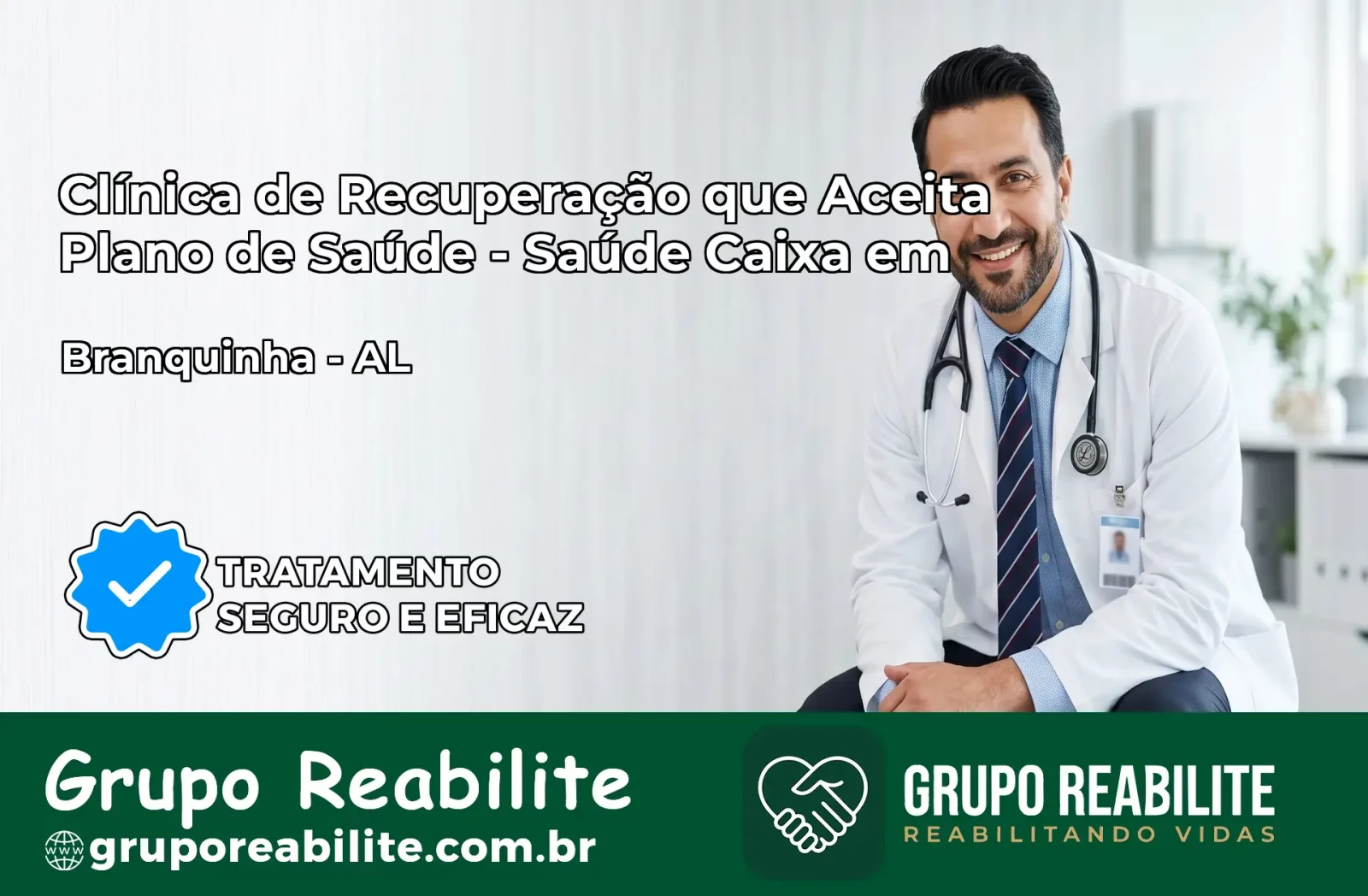 Clínica de Recuperação Saúde Caixa em Branquinha – AL | Cobertura 100%