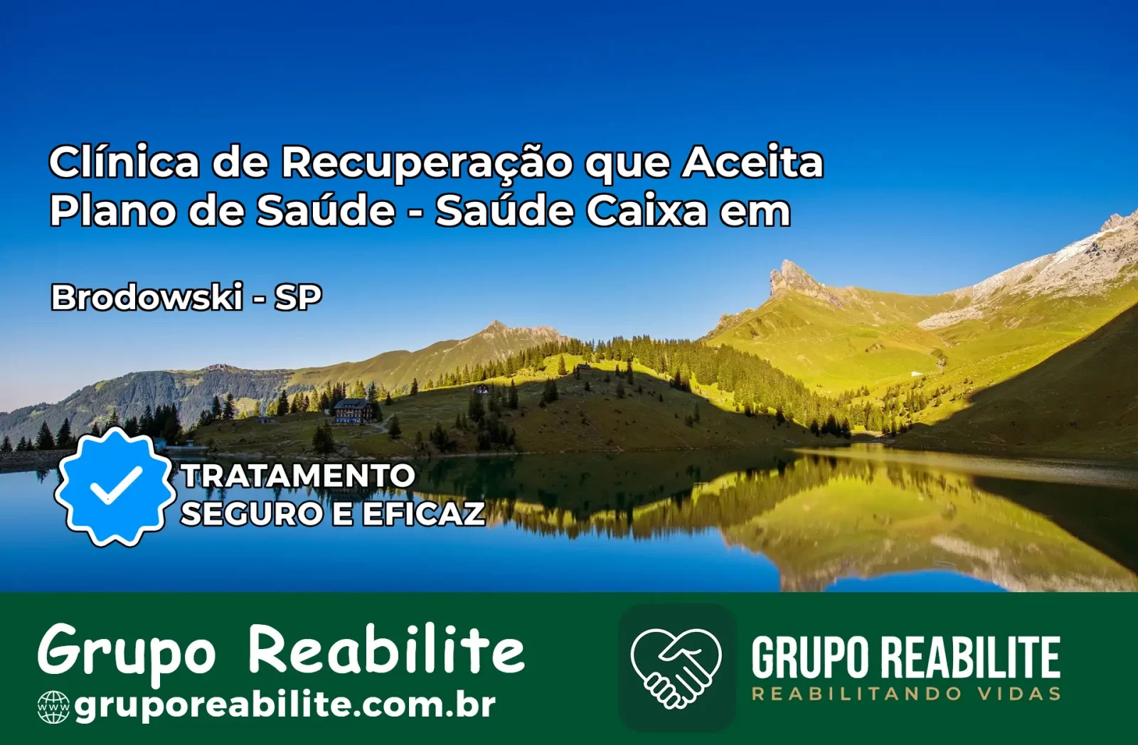Clínica de Recuperação Saúde Caixa em Brodowski – SP | Cobertura 100%