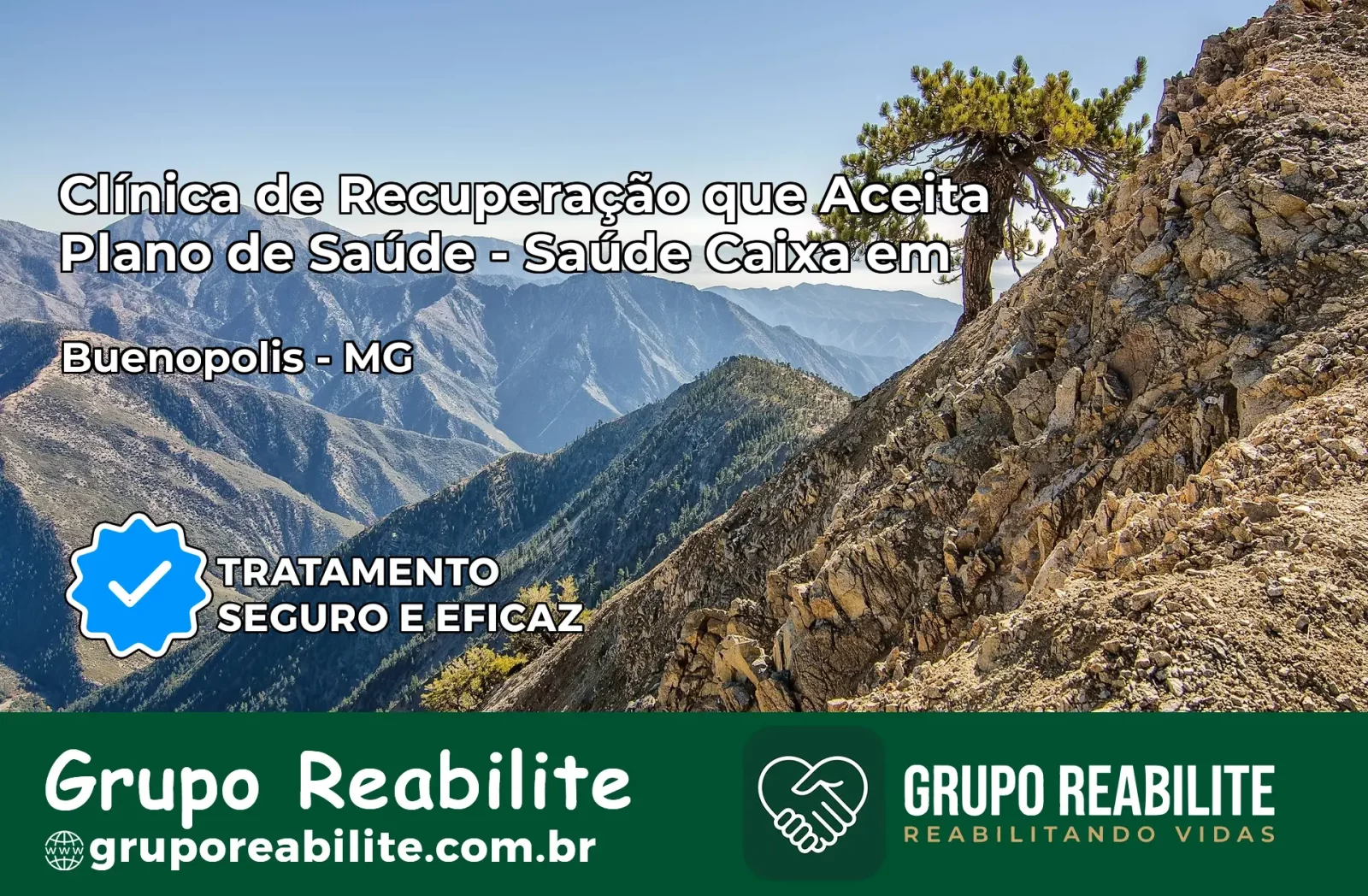 Clínica de Recuperação Saúde Caixa em Buenópolis – MG | Cobertura 100%