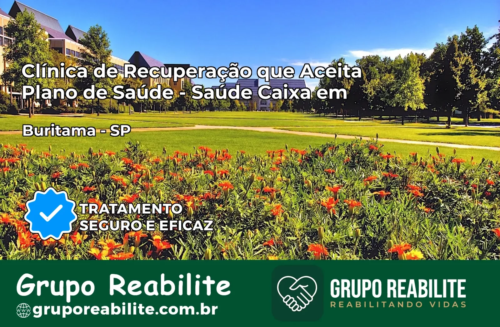 Clínica de Recuperação Saúde Caixa em Buritama – SP | Cobertura 100%