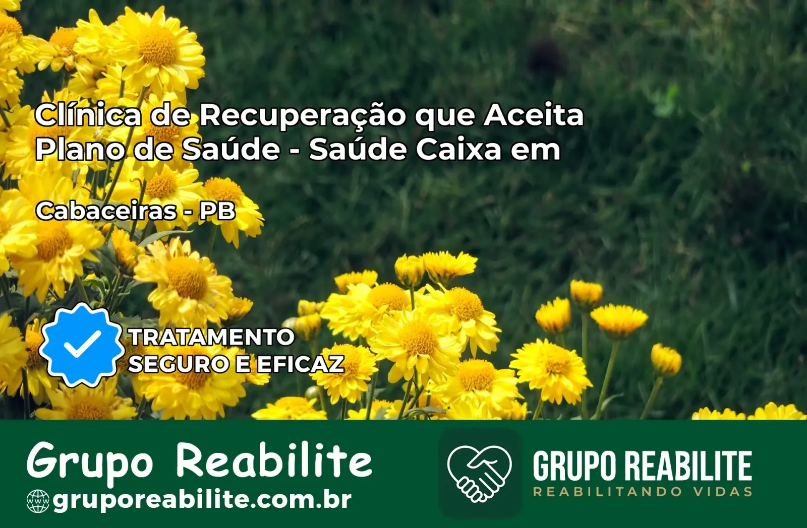 Clínica de Recuperação Saúde Caixa em Cabaceiras – PB | Cobertura 100%