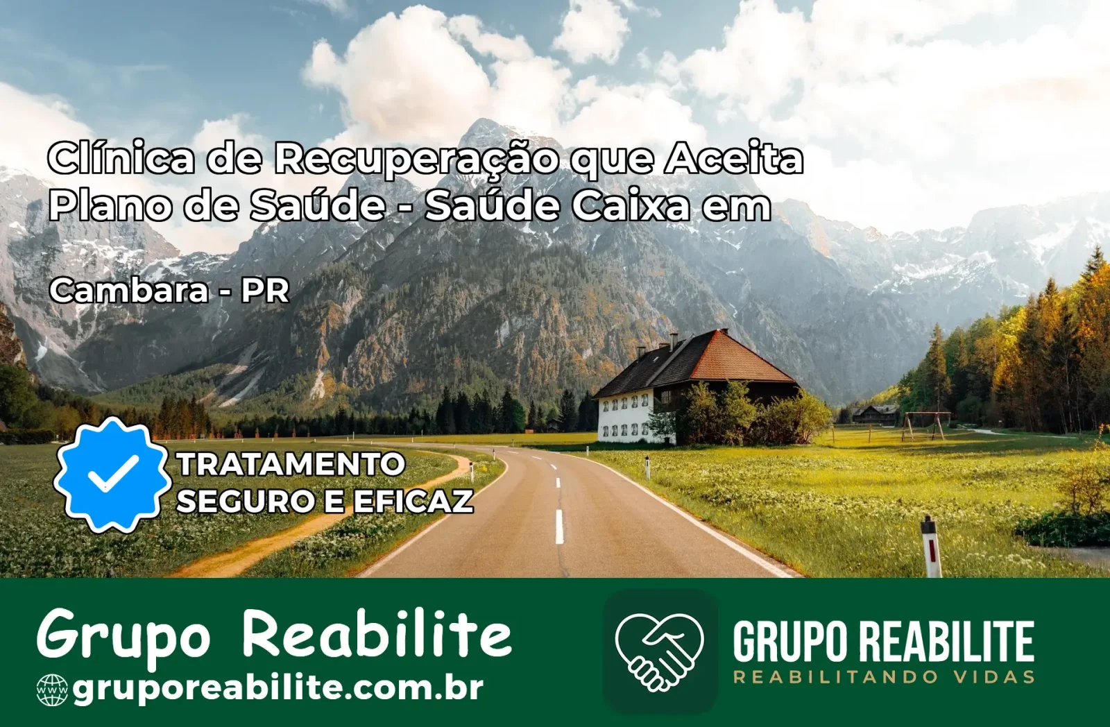 Clínica de Recuperação Saúde Caixa em Cambará – PR | Cobertura 100%