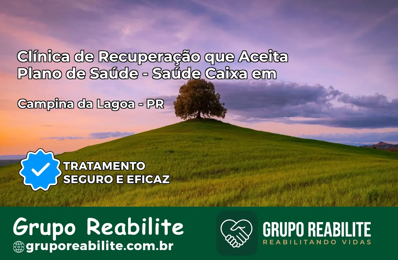 Clínica de Recuperação Saúde Caixa em Campina da Lagoa – PR | Cobertura 100%
