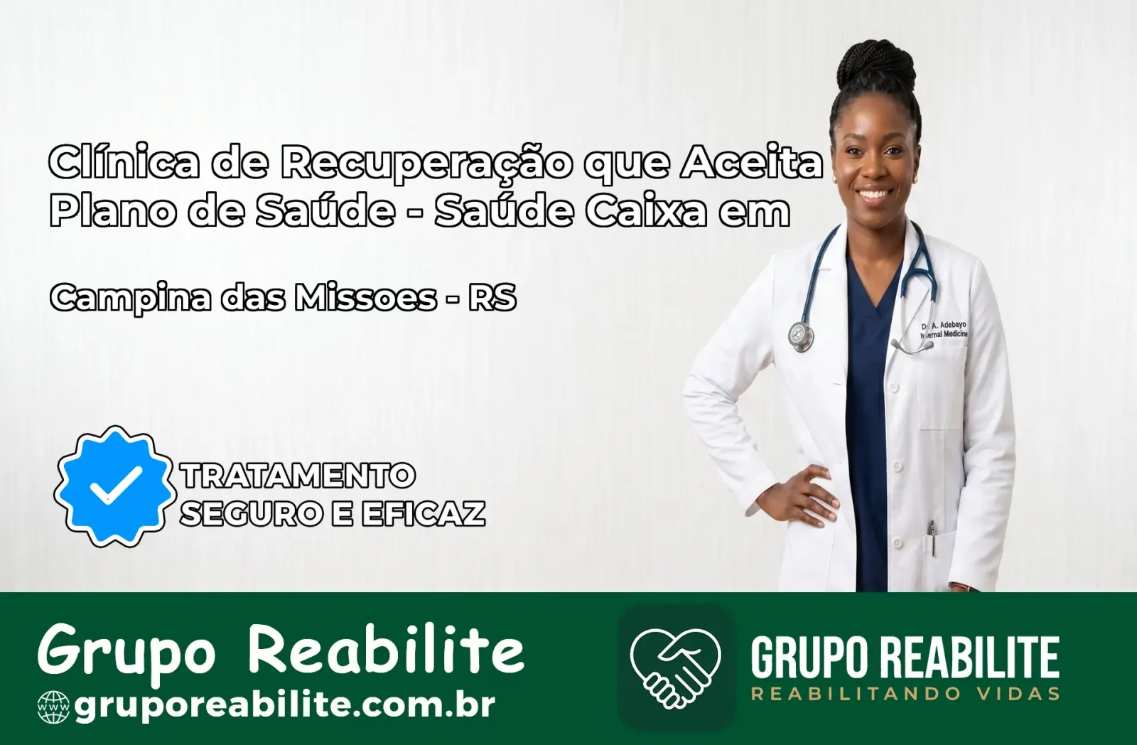 Clínica de Recuperação Saúde Caixa em Campina das Missões – RS | Cobertura 100%