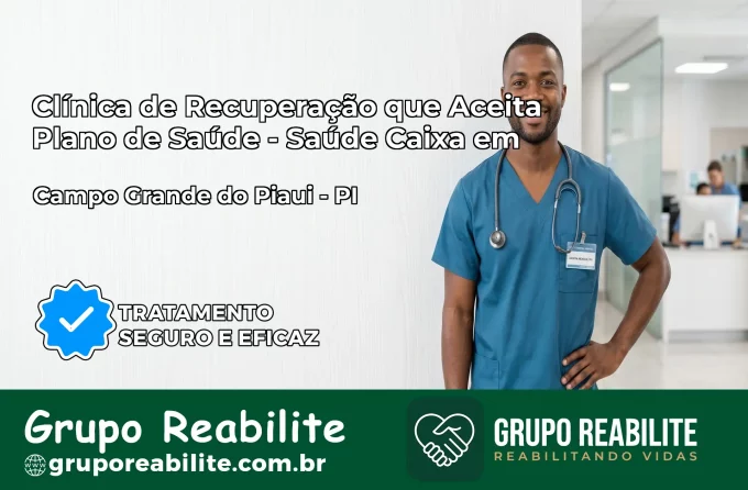 Clínica de Recuperação Saúde Caixa em Campo Grande do Piauí – PI | Cobertura 100%